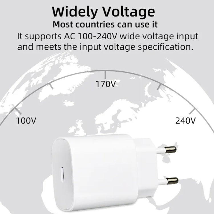 TA800 PD / PPS 25W Type-C Port Charger for Samsung, EU Plug(White) - free shipping - PMC TechLife - Order now!