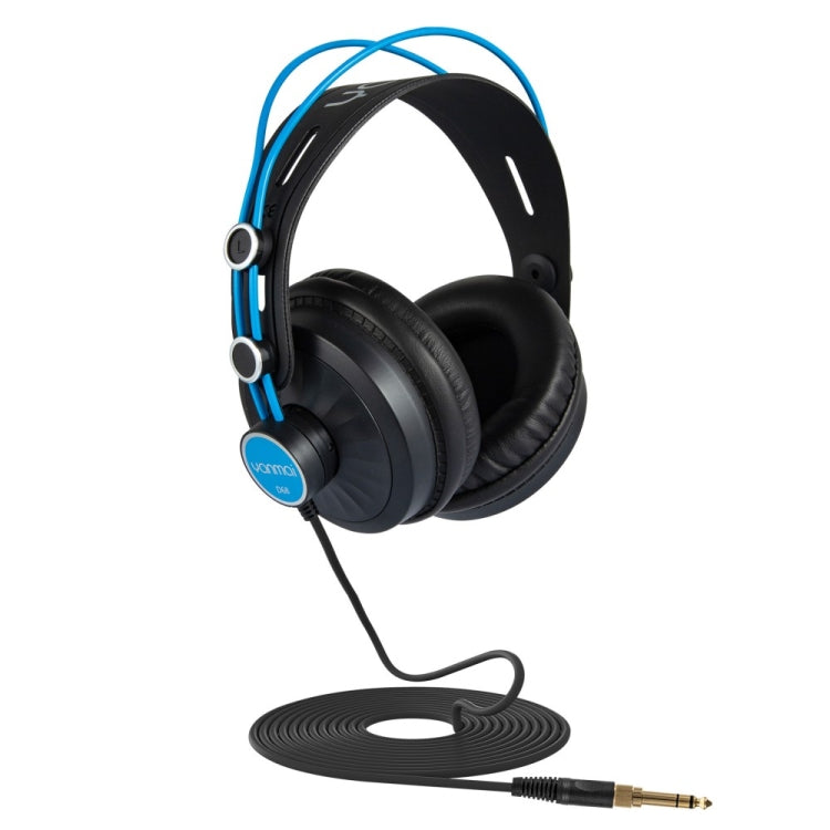 Yanmai D68-A Foldable Lightweight Recording Monitor Headphone(Blue) - Multimedia Headset by Yanmai | Online Shopping South Africa | PMC Jewellery