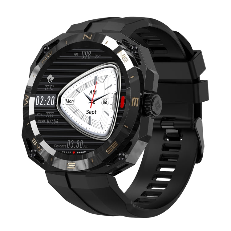 E25 1.43 inch Color Screen Smart Watch,Support Heart Rate Monitoring / Blood Pressure Monitoring(Black) -  by PMC TechLife | Online Shopping South Africa | PMC TechLife