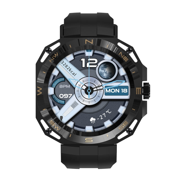 E25 1.43 inch Color Screen Smart Watch,Support Heart Rate Monitoring / Blood Pressure Monitoring(Black) -  by PMC TechLife | Online Shopping South Africa | PMC TechLife
