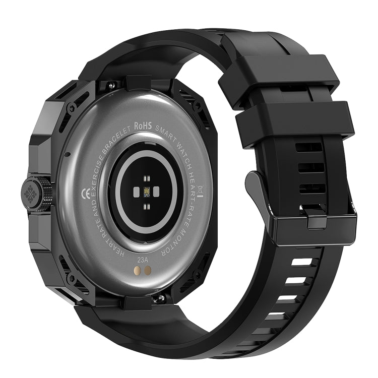 E25 1.43 inch Color Screen Smart Watch,Support Heart Rate Monitoring / Blood Pressure Monitoring(Black) -  by PMC TechLife | Online Shopping South Africa | PMC TechLife