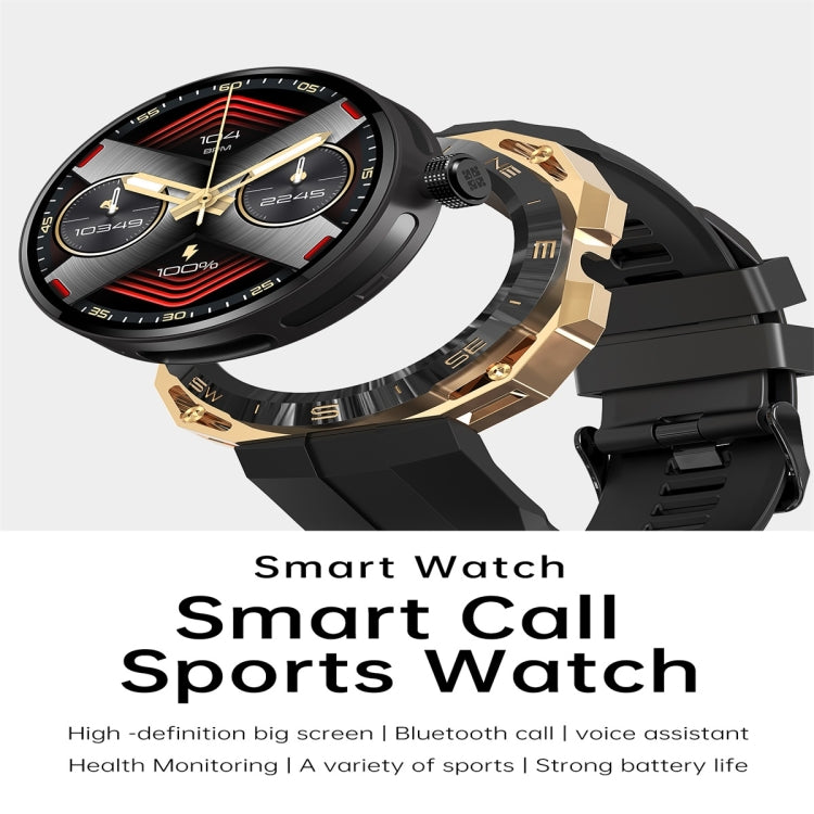 E25 1.43 inch Color Screen Smart Watch,Support Heart Rate Monitoring / Blood Pressure Monitoring(Gold) - Smart Wear by PMC Jewellery | Online Shopping South Africa | PMC Jewellery