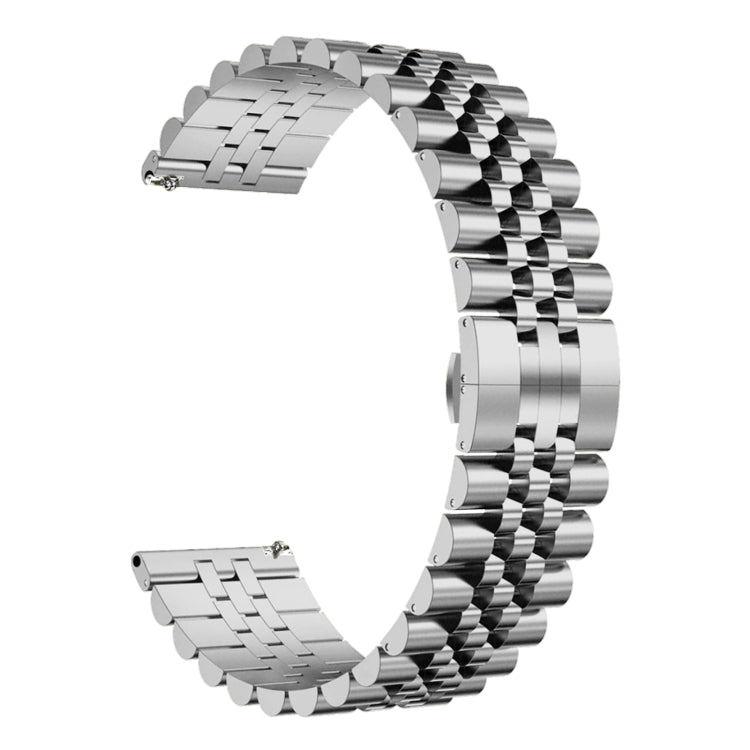 For Huawei Watch GT3 SE Five Bull Half Round Stainless Steel Watch Band + Strap Removal Tool(Silver) -  by PMC TechLife | Online Shopping South Africa | PMC TechLife