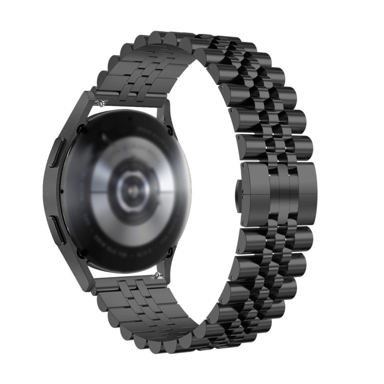 For Huawei Watch GT3 SE Five Bull Half Round Stainless Steel Watch Band + Strap Removal Tool(Black) -  by PMC TechLife | Online Shopping South Africa | PMC TechLife