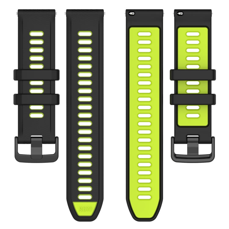 For Amazfit GTS 2 20mm Sports Two-Color Silicone Watch Band(Red+Black) - Smart Wear by PMC TechLife | Online Shopping South Africa | PMC TechLife