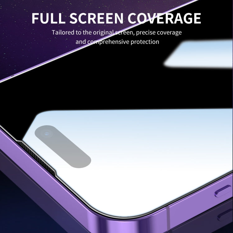 For iPhone 14 Pro 2pcs ENKAY Hat-Prince 25 Degree Privacy 8K UHD AGC Tempered Glass Film - iPhone 14 Pro Tempered Glass by ENKAY | Online Shopping South Africa | PMC TechLife | Buy Now Pay Later Mobicred