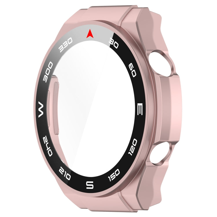For Huawei Watch Ultimate PC+ Toughened Film Integrated Watch Protective Case(Rose Gold) - Smart Wear by PMC TechLife | Online Shopping South Africa | PMC TechLife