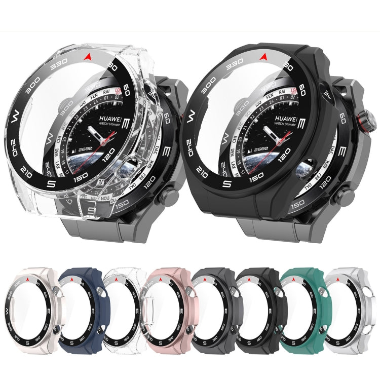 For Huawei Watch Ultimate PC+ Toughened Film Integrated Watch Protective Case(Grey) - Smart Wear by PMC TechLife | Online Shopping South Africa | PMC TechLife