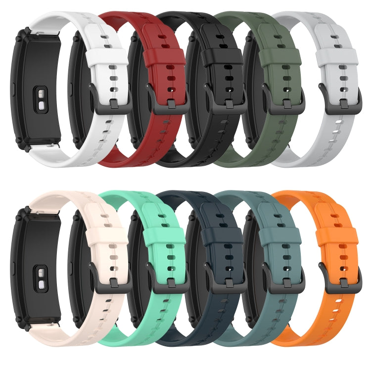 For Huawei Band 7 Solid Color Silicone Watch Band(Midnight Blue) - Smart Wear by PMC TechLife | Online Shopping South Africa | PMC TechLife