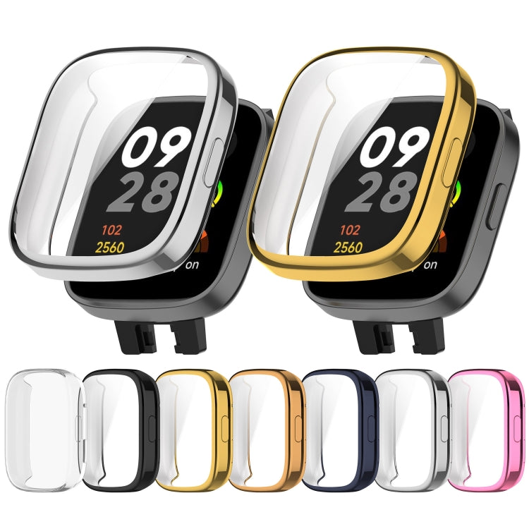 For Redmi Watch 3 TPU Fully Enclosed Watch Protective Case(Transparent) - Smart Wear by PMC TechLife | Online Shopping South Africa | PMC TechLife