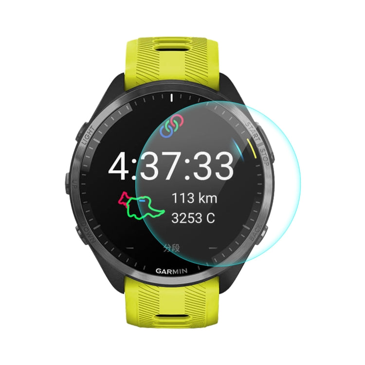 1pcs For Garmin Forerunner 965 ENKAY 0.2mm 9H Tempered Glass Screen Protector Watch Film - Smart Wear by ENKAY | Online Shopping South Africa | PMC TechLife