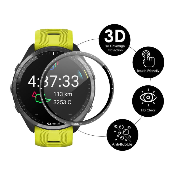 5pcs Compatible with Garmin Compatible witherunner 965 ENKAY Hat-Prince 3D Full Coverage Soft PC Edge + PMMA HD Screen Protector Film - Screen Protector by ENKAY | Online Shopping South Africa | PMC TechLife | Buy Now Pay Later Mobicred