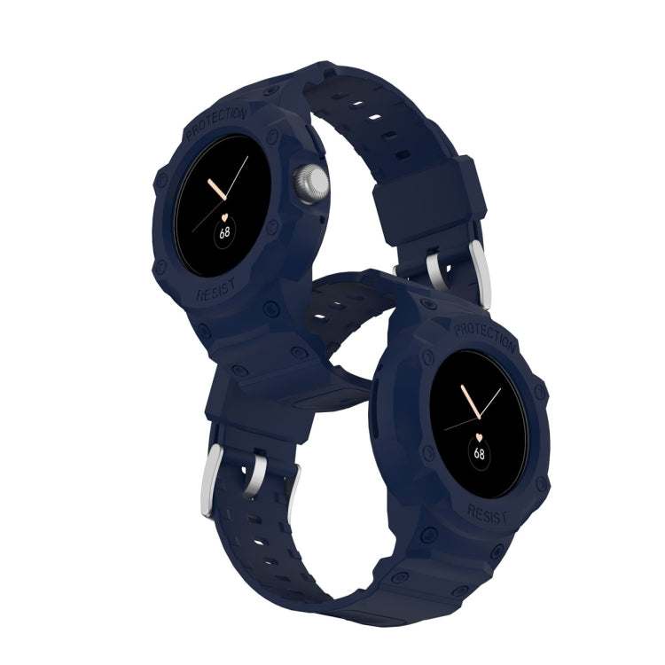 For Google Pixel Watch JUNSUNMAY Integrated TPU Adjustable Elastic Watch Band(Pink) - Watch Bands by JUNSUNMAY | Online Shopping South Africa | PMC TechLife | Buy Now Pay Later Mobicred