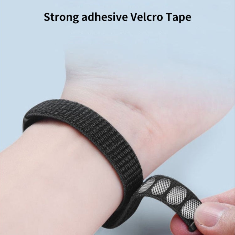 For Xiaomi Mi Band 8 ENKAY Hat-Prince 2 in 1 Set Full Coverage Screen Protector + Nylon Loop Watch Band(Black) - Watch Bands by ENKAY | Online Shopping South Africa | PMC TechLife | Buy Now Pay Later Mobicred