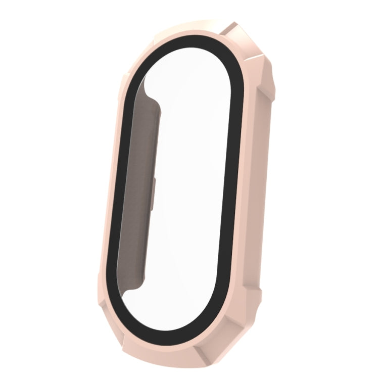 For Xiaomi Mi Band 8 ENKAY Hat-Prince Full Coverage PC Frame + Tempered Glass Film Watch Case(Pink) - free shipping - PMC TechLife - Order now!