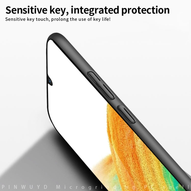 For Samsung Galaxy A34 5G PINWUYO Magnetic Magsafe Frosted PC Ultra-thin Hard Phone Case(Blue) - free shipping - PMC TechLife - Order now!