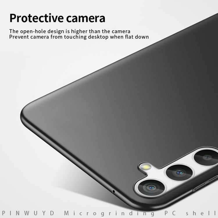 For Samsung Galaxy A34 5G PINWUYO Magnetic Magsafe Frosted PC Ultra-thin Hard Phone Case(Blue) - free shipping - PMC TechLife - Order now!