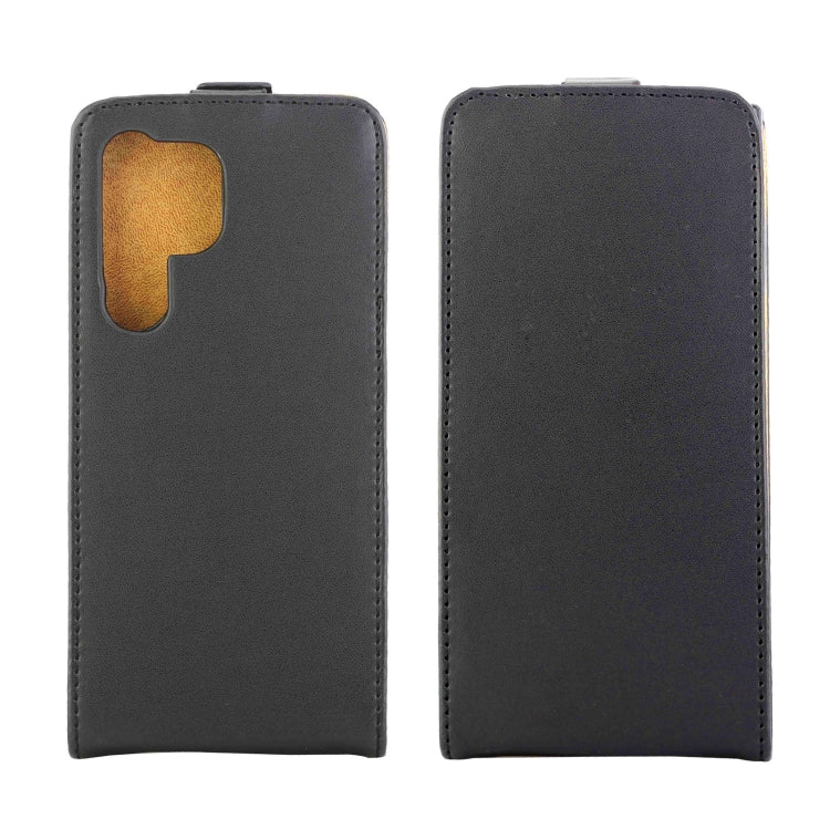 For Samsung Galaxy S23 Ultra 5G Vertical Flip Leather Phone Case with Card Slot(Black) - free shipping - PMC TechLife - Order now!