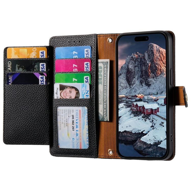 For iPhone 14 Pro Love Zipper Lanyard Leather Phone Case(Black) - free shipping - PMC TechLife - Order now!