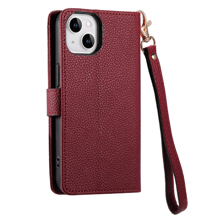 For iPhone 13 mini Love Zipper Lanyard Leather Phone Case(Red) - free shipping - PMC TechLife - Order now!