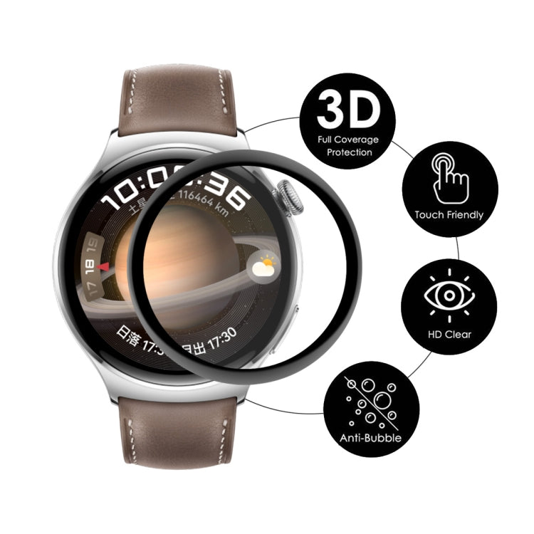 10pcs For Huawei Watch 4 ENKAY 3D Full Coverage Soft PC Edge + PMMA HD Screen Protector Film - Screen Protector by ENKAY | Online Shopping South Africa | PMC Jewellery