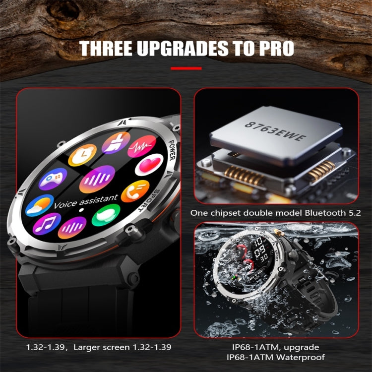 C21pro 1.39 inch Color Screen Smart Watch,Support Heart Rate / Blood Pressure / Blood Oxygen Monitoring(Black) - Smart Wristbands by PMC TechLife | Online Shopping South Africa | PMC TechLife