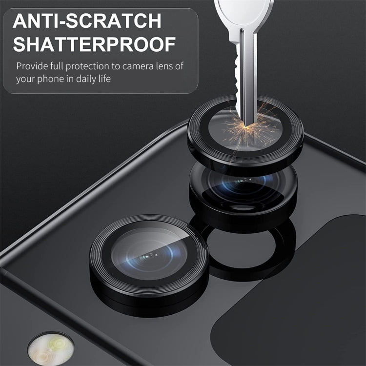 For Samsung Galaxy Z Flip5 ENKAY Hat-Prince 9H Rear Lens Aluminium Alloy Tempered Glass Film(Silver) - free shipping - PMC TechLife - Order now!