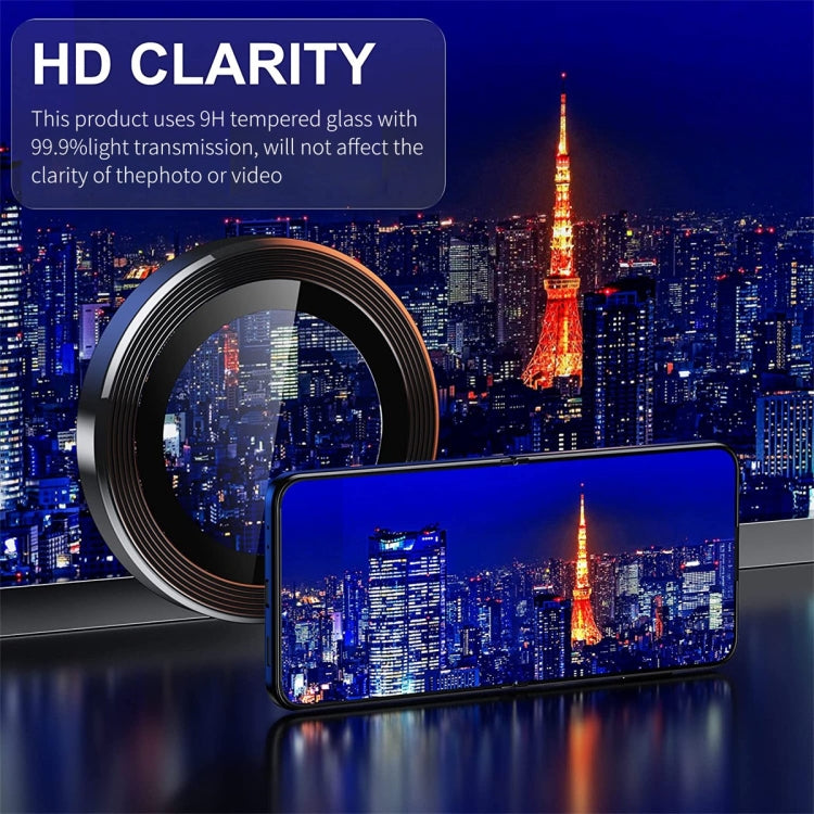 For Samsung Galaxy Z Flip5 ENKAY Hat-Prince 9H Rear Lens Aluminium Alloy Tempered Glass Film(Silver) - free shipping - PMC TechLife - Order now!