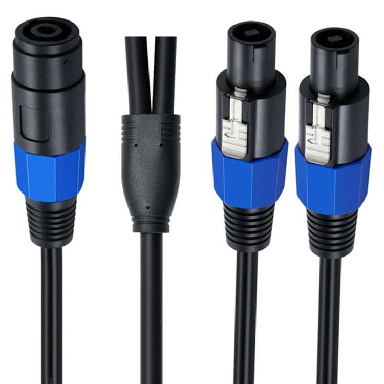JUNSUNMAY Speakon Female to Speakon Male 2 in 1 Audio Speaker Adapter Cable, Length: 50cm - free shipping - PMC TechLife - Order now!