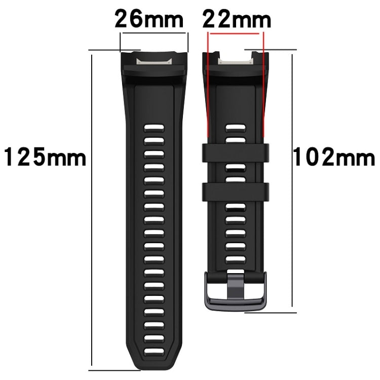 For Garmin Instinct 2X Sports Silicone Replacement Watch Band(Midnight Blue) - Watch Bands by PMC Jewellery | Online Shopping South Africa | PMC Jewellery