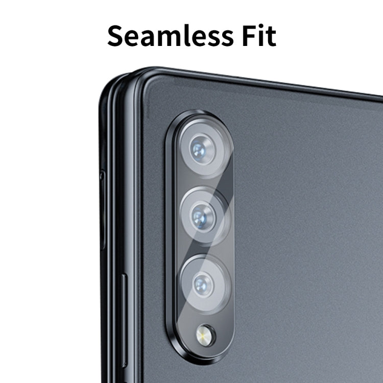 For Smasung Galaxy Fold5 2pcs ENKAY Hat-Prince 9H Rear Camera Lens Tempered Glass Film(Black) - free shipping - PMC TechLife - Order now!