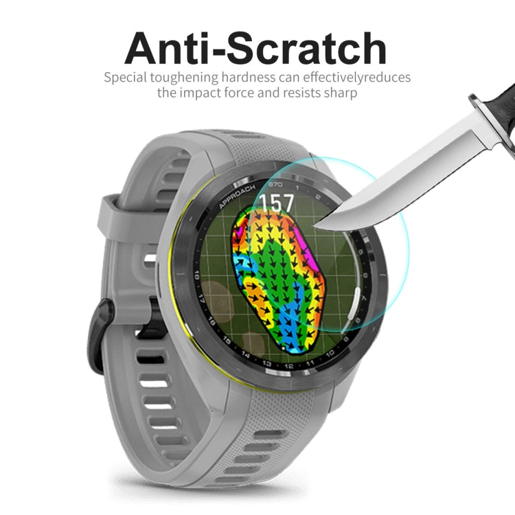 For Garmin Approach S70 ENKAY 0.2mm 9H Tempered Glass Screen Protector Watch Film - Screen Protector by ENKAY | Online Shopping South Africa | PMC TechLife