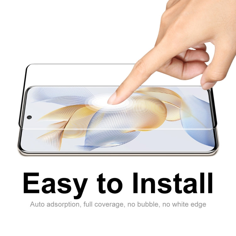 For Honor 90 2pcs ENKAY Hat-Prince Hot Bending Full Coverage Side Glue Tempered Glass Film - Honor Tempered Glass by ENKAY | Online Shopping South Africa | PMC TechLife | Buy Now Pay Later Mobicred