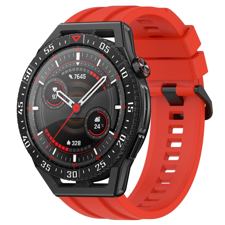 For Huawei Watch GT3 SE Long & Short Sports Solid Color Silicone Watch Band Set(Red) - Watch Bands by PMC TechLife | Online Shopping South Africa | PMC TechLife