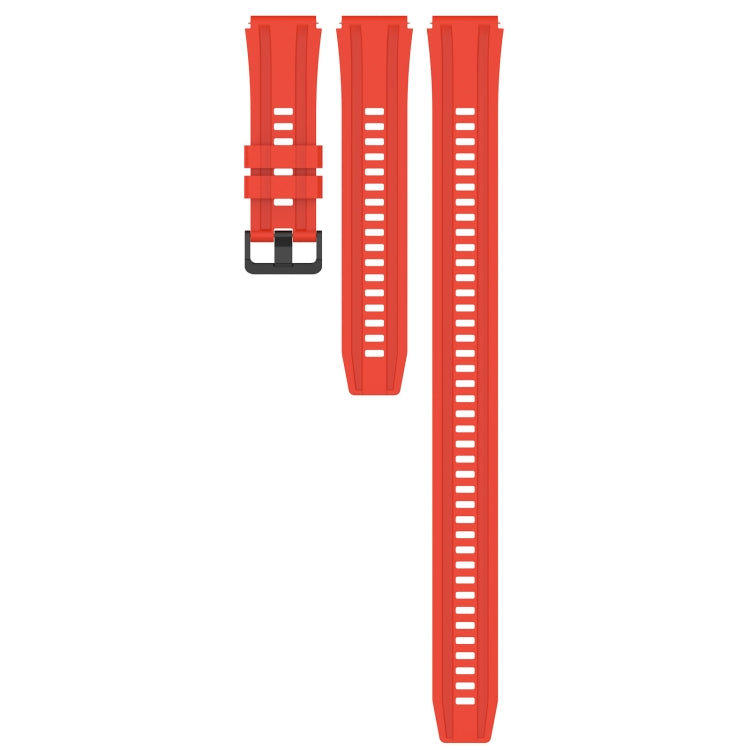 For Huawei Watch GT3 SE Long & Short Sports Solid Color Silicone Watch Band Set(Red) - Watch Bands by PMC TechLife | Online Shopping South Africa | PMC TechLife