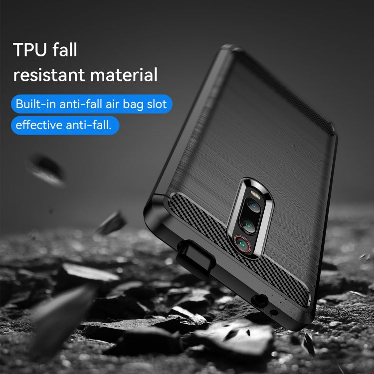 For Xiaomi Redmi K20 / K20 Pro / Mi 9T / 9T Pro Brushed Texture Carbon Fiber TPU Case - free shipping - PMC TechLife - Order now!