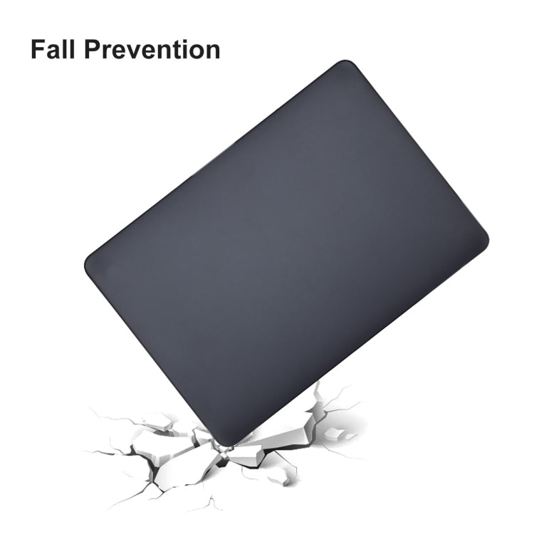For MacBook Air 15.3 A2941 ENKAY US Version 3 in 1 Matte Protective Case with TPU Keyboard Film & Anti-dust Plugs(Black) - MacBook Air Cases by ENKAY | Online Shopping South Africa | PMC TechLife | Buy Now Pay Later Mobicred