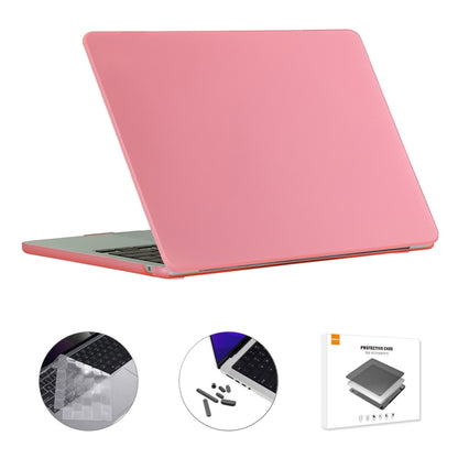 For MacBook Air 15.3 A2941 ENKAY EU Version 3 in 1 Matte Protective Case with TPU Keyboard Film & Anti-dust Plugs(Pink) - MacBook Air Cases by ENKAY | Online Shopping South Africa | PMC Jewellery