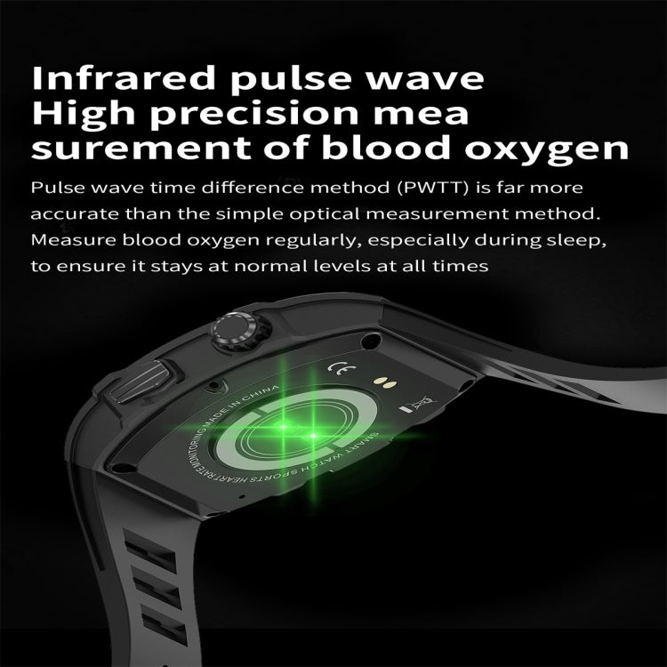 AK55 1.91 inch IP67 Waterproof Color Screen Smart Watch,Support Heart Rate / Blood Pressure / Blood Oxygen Monitoring(Red) - Smart Watches by PMC TechLife | Online Shopping South Africa | PMC TechLife | Buy Now Pay Later Mobicred