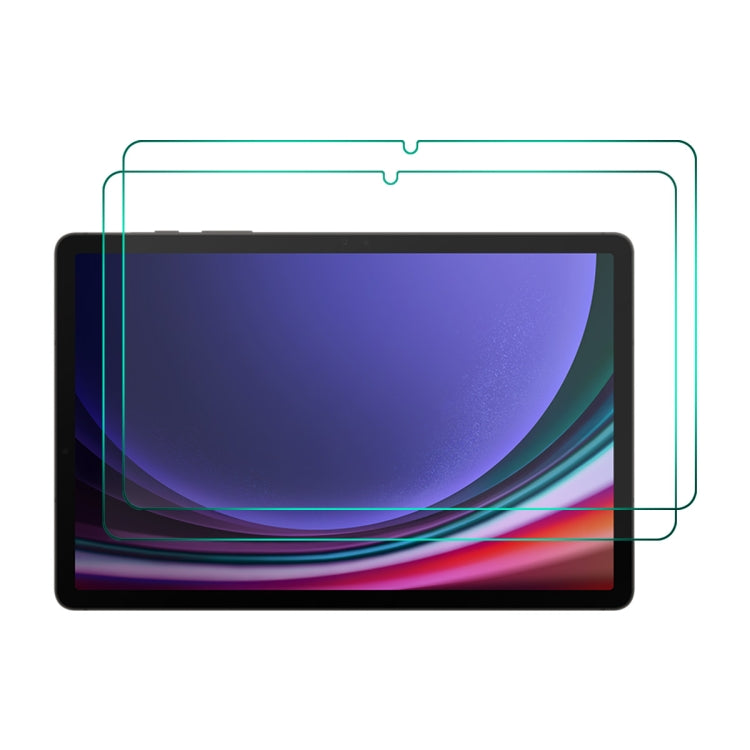 For Samsung Galaxy Tab S9+ / S9 FE 2pcs ENKAY Hat-Prince 0.33mm Explosion-proof Tempered Glass Film - Tab S9+ Tempered Glass by ENKAY | Online Shopping South Africa | PMC TechLife | Buy Now Pay Later Mobicred