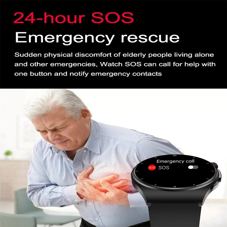ET340 1.46 inch Color Screen Smart Silicone Strap Watch,Support Blood Oxygen / Blood Glucose / Uric Acid Measurement / Blood Lipid Monitoring(Red) - Smart Watches by PMC TechLife | Online Shopping South Africa | PMC TechLife | Buy Now Pay Later Mobicred