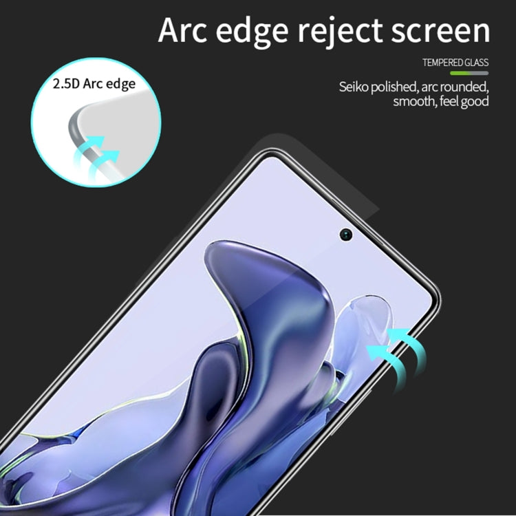 For Realme GT5 PINWUYO 9H 2.5D Full Screen Tempered Glass Film(Black) - vivo Tempered Glass by PINWUYO | Online Shopping South Africa | PMC TechLife | Buy Now Pay Later Mobicred