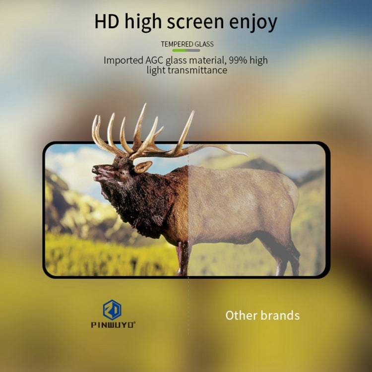 For Realme GT5 PINWUYO 9H 2.5D Full Screen Tempered Glass Film(Black) - vivo Tempered Glass by PINWUYO | Online Shopping South Africa | PMC TechLife | Buy Now Pay Later Mobicred