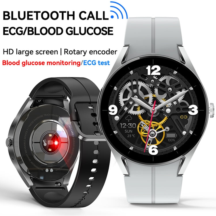 KS05 1.32 inch IP67 Waterproof Color Screen Smart Watch,Support Blood Oxygen / Blood Glucose / Blood Lipid Monitoring(Black) - Smart Watches by PMC TechLife | Online Shopping South Africa | PMC TechLife | Buy Now Pay Later Mobicred