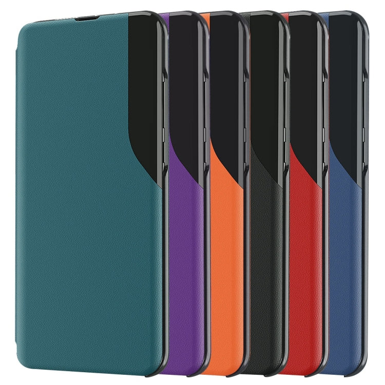 For Honor 90 Lite Attraction Flip Holder Leather Phone Case(Blue) - Honor Cases by PMC TechLife | Online Shopping South Africa | PMC TechLife | Buy Now Pay Later Mobicred