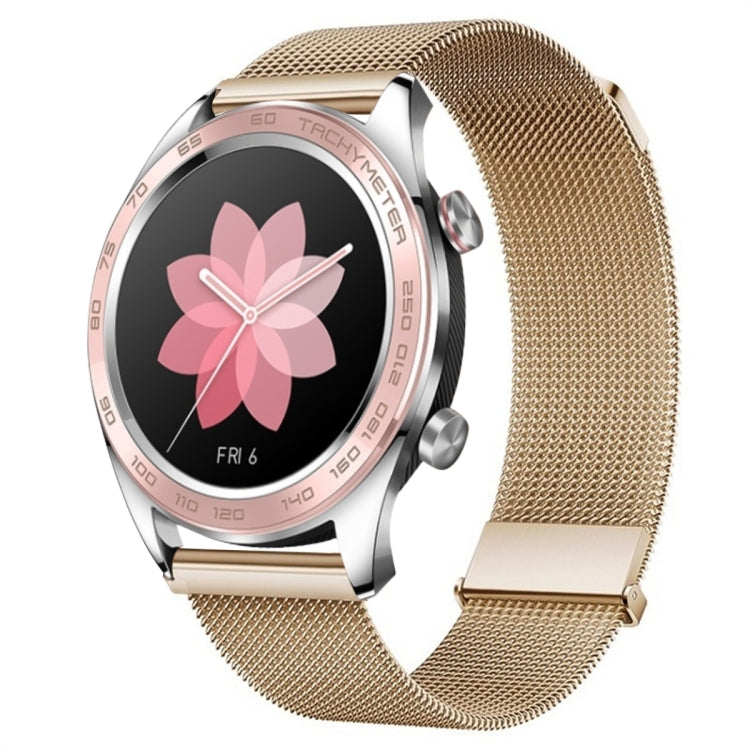 For Honor Watch Dream Milan Double Magnetic Steel Mesh Watch Band(Rose Gold) - Watch Bands by PMC TechLife | Online Shopping South Africa | PMC TechLife