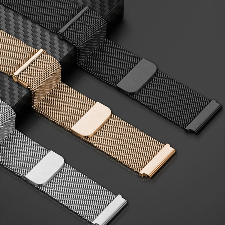 For Huawei Watch GT3 SE Milan Double Magnetic Steel Mesh Watch Band(Rose Gold) - Watch Bands by PMC TechLife | Online Shopping South Africa | PMC TechLife