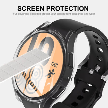 For Samsung Galaxy Watch6 44mm ENKAY Hat-Prince Full Coverage Transparent Soft TPU Case with Screen Protection - Watch Cases by ENKAY | Online Shopping South Africa | PMC Jewellery