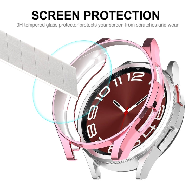 For Samsung Galaxy Watch6 Classic 43mm ENKAY Hat-Prince Transparent Soft TPU Case + 0.2mm 9H Glass Screen Protector - Watch Cases by ENKAY | Online Shopping South Africa | PMC TechLife