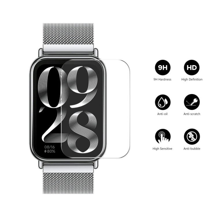 For Xiaomi Mi Band 8 Pro 2pcs ENKAY 0.2mm 9H Tempered Glass Screen Protector Watch Film - Screen Protector by ENKAY | Online Shopping South Africa | PMC TechLife